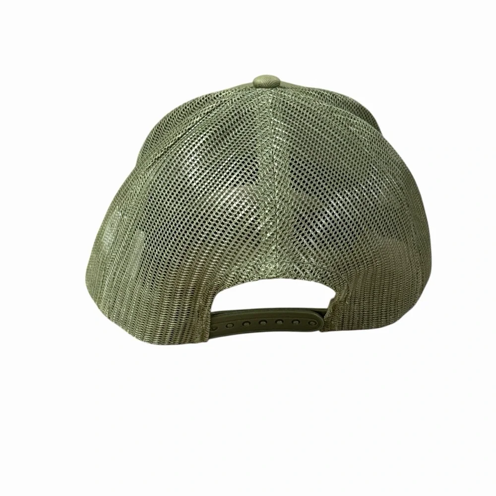 Yellowstone National Park Hat Cap Trucker Mad Engine Rope Snapback Green Patch‎